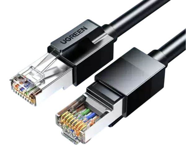 Изображение товара Кабель патч-корд UGREEN NW316 0.5м для сетей RJ45 CAT6 черный