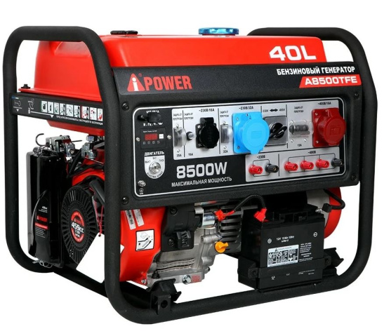 Изображение товара Генератор бензиновый A-iPower A8500TFE