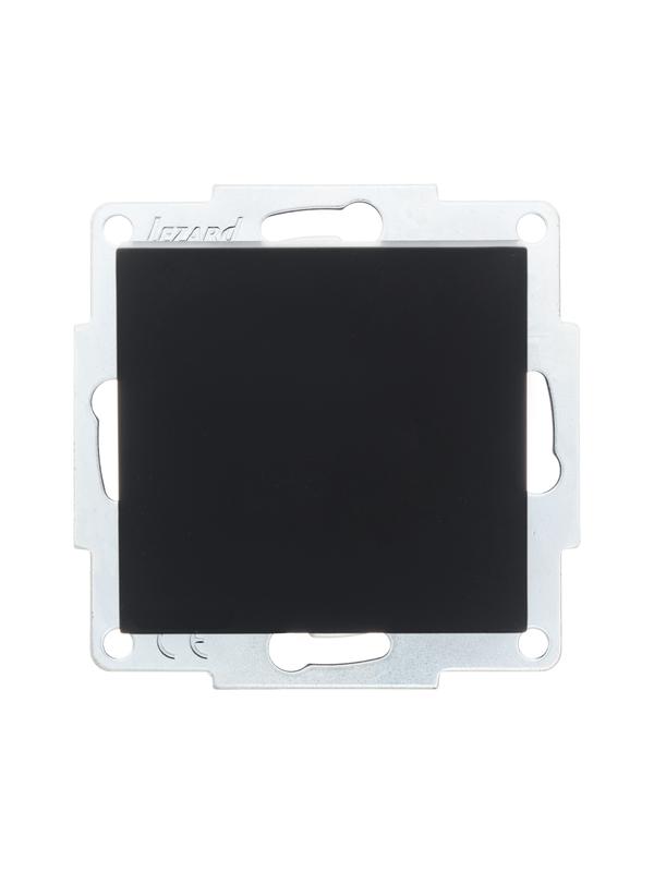 

Выключатель Lezard 742-4288-100 Vesna 1-кл. СП механизм черн. бархат, 742-4288-100