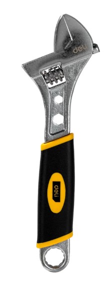 

Ключ разводной Deli DL30108 200мм, обрезиненная ручка, диапазон захвата 0-28мм, DL30108