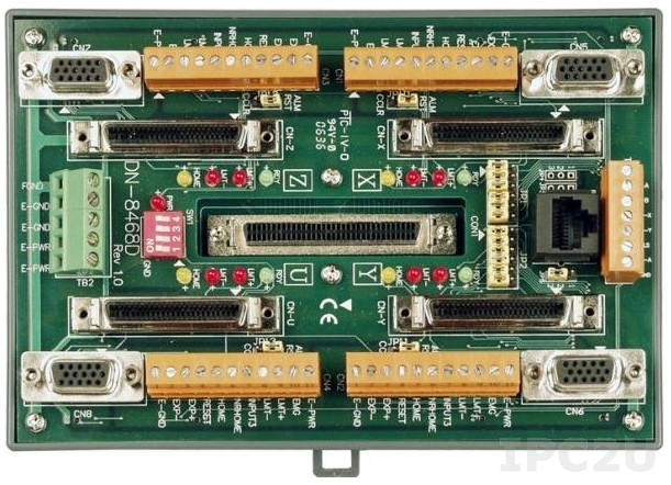 

Плата ICP DAS DN-8468DB CR Daughter board (wiring terminal board) for Delta ASDA A driver, Din-Rail mountable, DN-8468DB CR