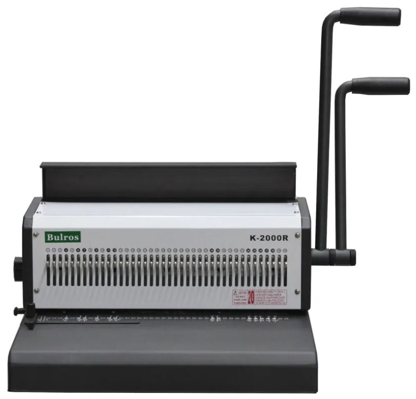 

Брошюровщик Bulros K-2000R BB-D-MeB-200R-yes-rou-Ma мет. пружиной, K-2000R