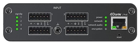 Изображение товара Аудиоинтерфейс Shure ANI4IN-BLOCK с Dante и 4 входами