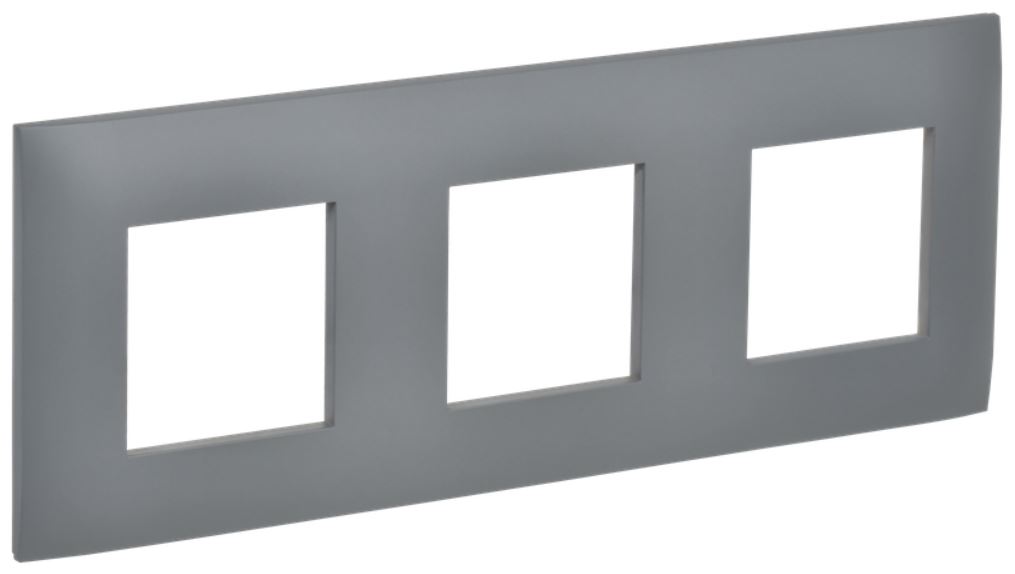 

Рамка тройная IEK SK-M32-K03 SKANDY SK-F03Gr серая, SK-M32-K03