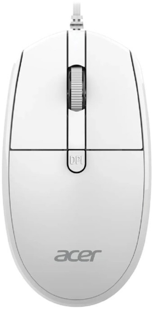 

Мышь Acer OMW401 ZL.MCEEE.030 белая оптическая 2000dpi USB 4but (2076982), OMW401