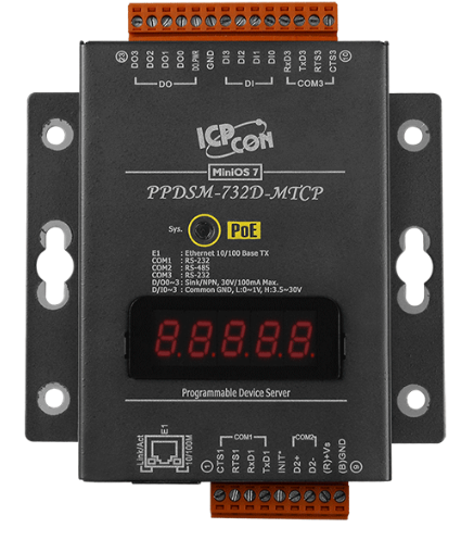 

Преобразователь ICP DAS PPDSM-732D-MTCP CR PPDS-732D-MTCP CR with Metal Case, PPDSM-732D-MTCP CR