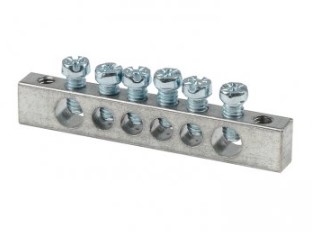 

Шина EKF sn1-63-06-k PEN "ноль-земля" (6x9мм) 6 отв. цинк крепеж по краям, sn1-63-06-k