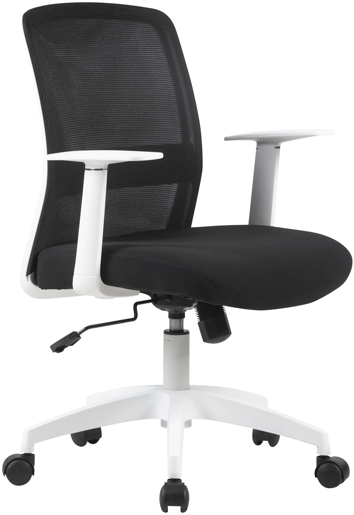 

Кресло Cactus CS-WMC333-BK черный сиденье черный низк.спин. крестов. пластик белый, CS-WMC333-BK