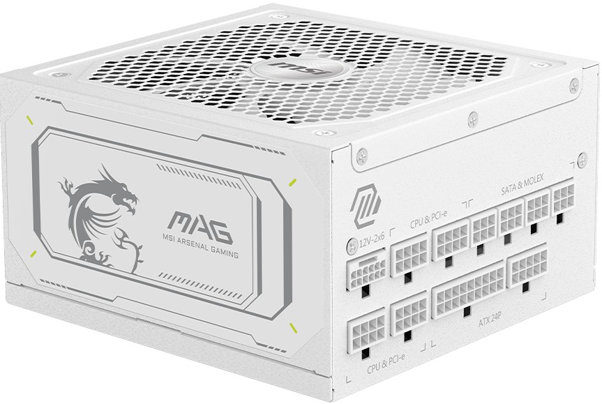 

Блок питания ATX MSI MAG A1000GL 306-7ZP9B51-CE0 1000W, 80+ Gold, 12VHPWR, full modular, MAG A1000GL