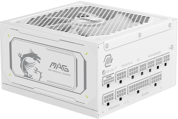 Изображение товара Блок питания MSI MAG A1000GL 1000 Вт для игровых систем и профессионального использования