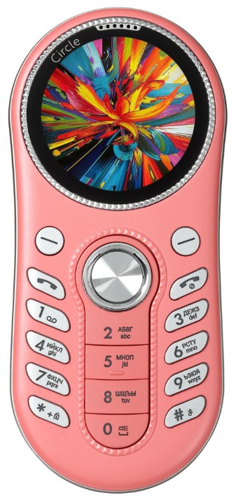 

Мобильный телефон BQ 1416 Circle Pink 1.39", BT, 0.08MP, 2*nano SIM, 950 mAh, 1416 Circle Pink