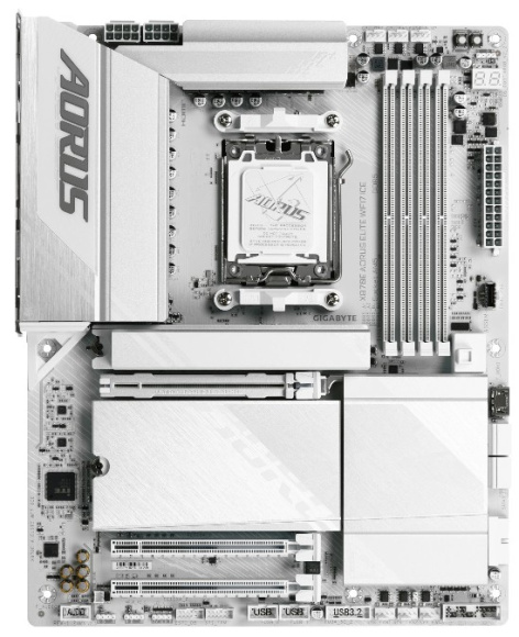 фото Материнская плата ATX GIGABYTE X870E AORUS ELITE WIFI7 ICE в Уфе