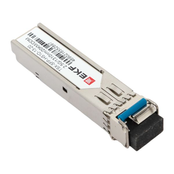 

Модуль SFP EKF TSX-SFP-HS1D-13-20 2,5 Гбит одинарное одномодовое оптоволокно Tx1310нм/Rx1550нм 20км TSX, TSX-SFP-HS1D-13-20
