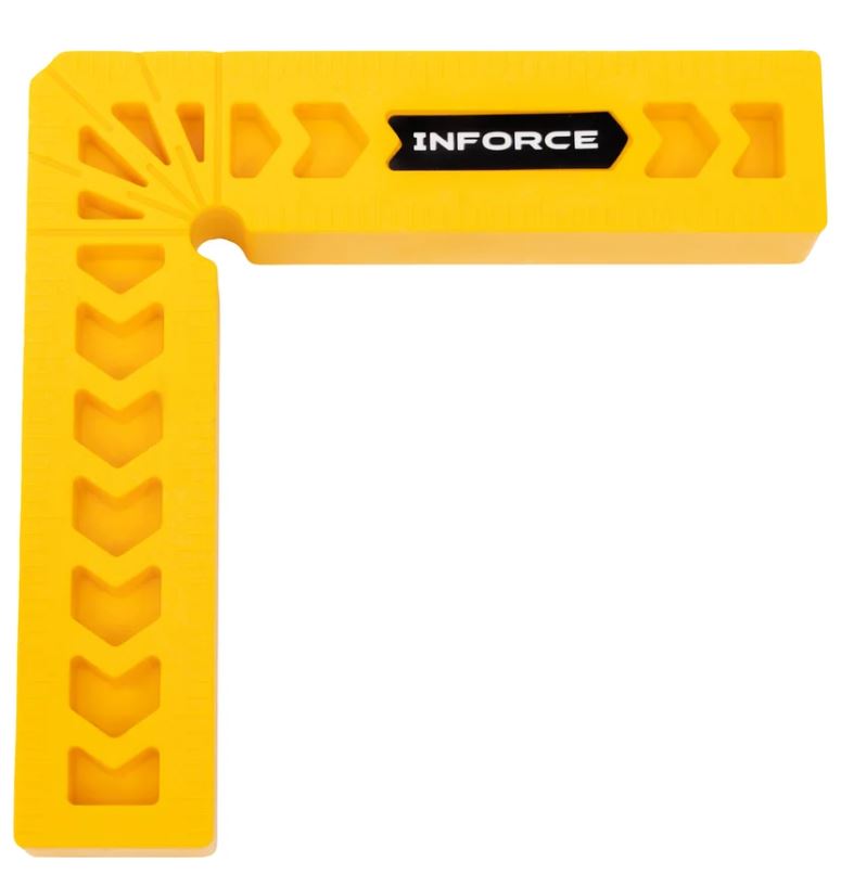

Угольник Inforce 06-11-85 прижимной из полимера, 100x100, 06-11-85