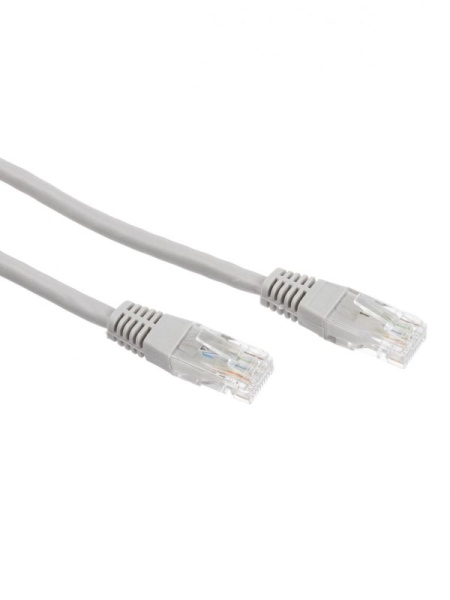 фото Кабель патч-корд U/UTP 5e кат. 3м W&T WT-2038A3 grey в Красноярске