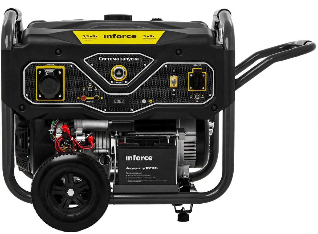 

Генератор бензиновый Inforce GL 5500 04-03-21, GL 5500