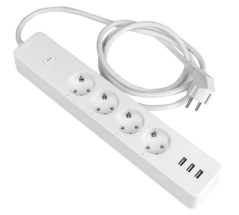 

Удлинитель EKF RCE-1-WF умный Connect Wi-Fi c USB, RCE-1-WF