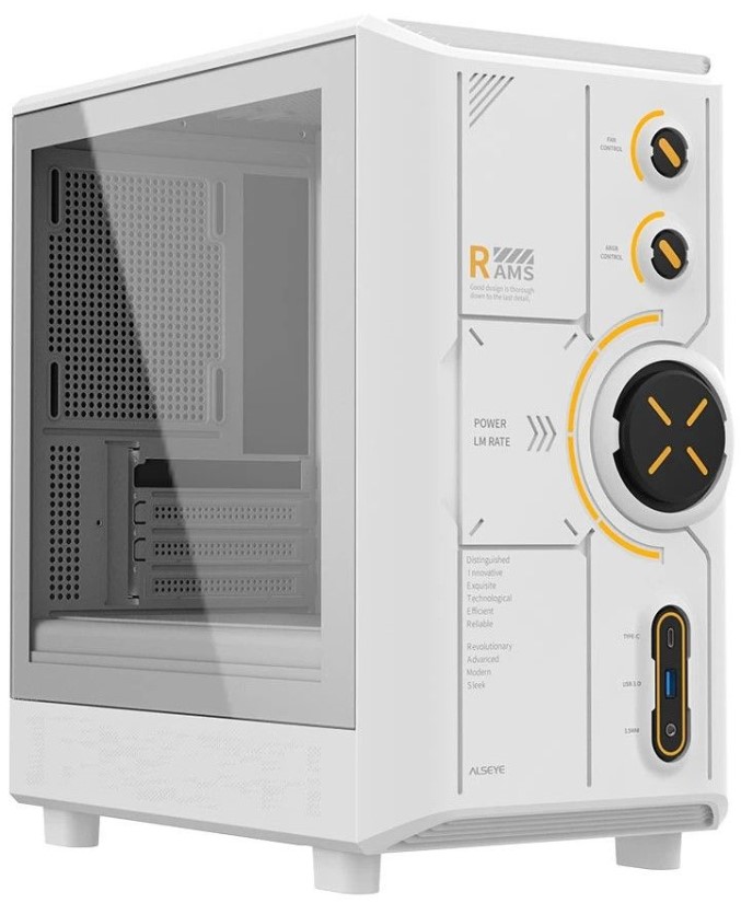 

Корпус mATX ALSEYE RAMS 2.0 AS.07.0241 без БП, USB 3.0, USB Type-C, RAMS 2.0