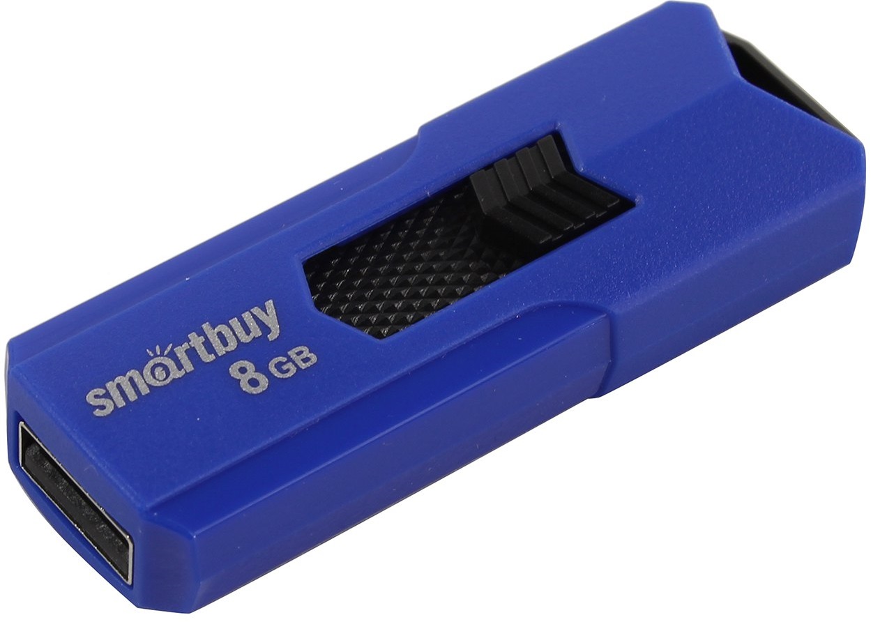 

Накопитель USB 2.0 8GB SmartBuy SB8GBST-B Stream голубой, SB8GBST-B