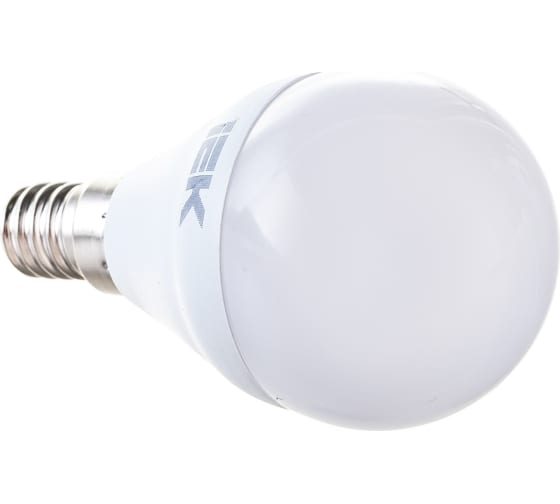 

Лампа светодиодная IEK LLE-G45-5-230-40-E14 Eco G45 5Вт шар 4000К нейтр. бел. E14 450лм 230-240В, LLE-G45-5-230-40-E14