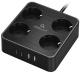 фото Сетевой фильтр Cablexpert PLT-4-C2U2-B-3 в Уфе