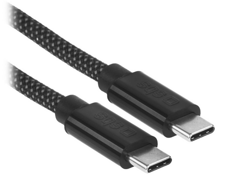 

Кабель SBS TECABLETISSUETCC32K Type C - Type, цвет черный, длина 1.5м, TECABLETISSUETCC32K