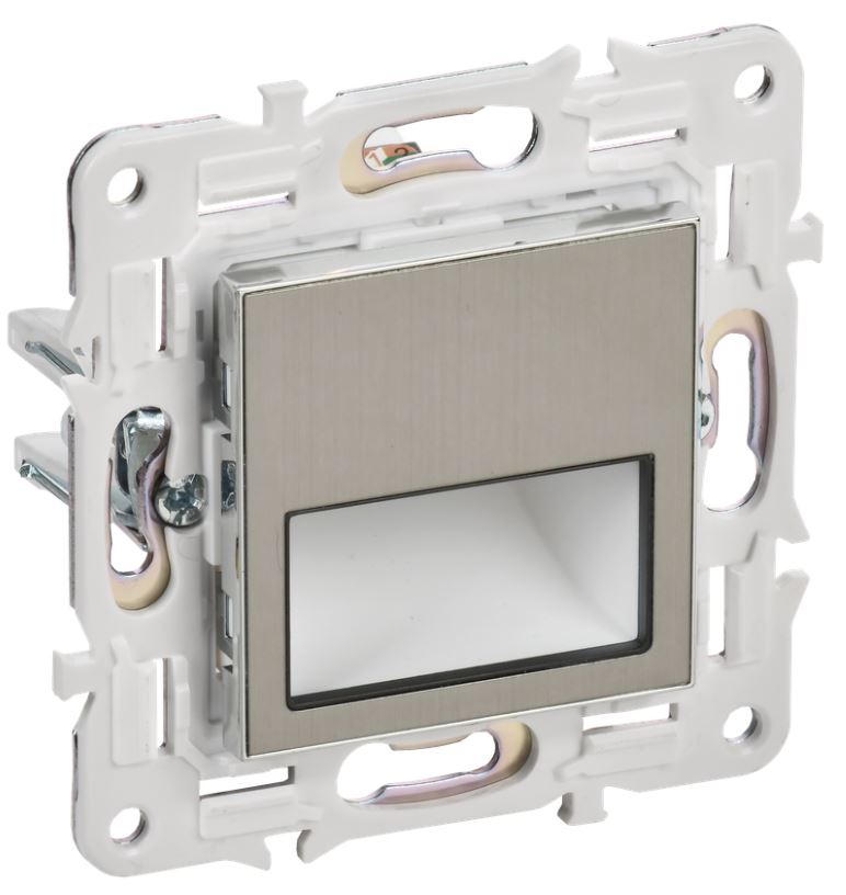 

Подсветка IEK SK-FL20-K50 SKANDY LED встраиваемая SK-L01N металл никель, SK-FL20-K50