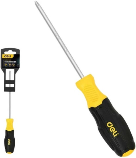 Изображение товара Отвертка Deli DL638300N крестовая профессиональная из Cr-V стали