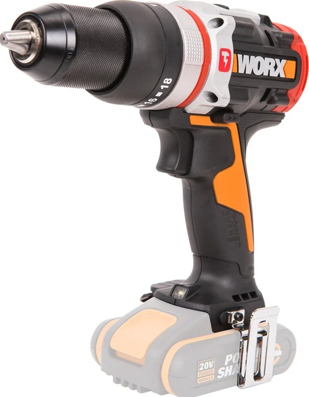 

Дрель - шуруповерт Worx WX354.9 ударная аккумуляторная, 20 В, 60 Нм, бесщеточная, без АКБ и ЗУ, WX354.9