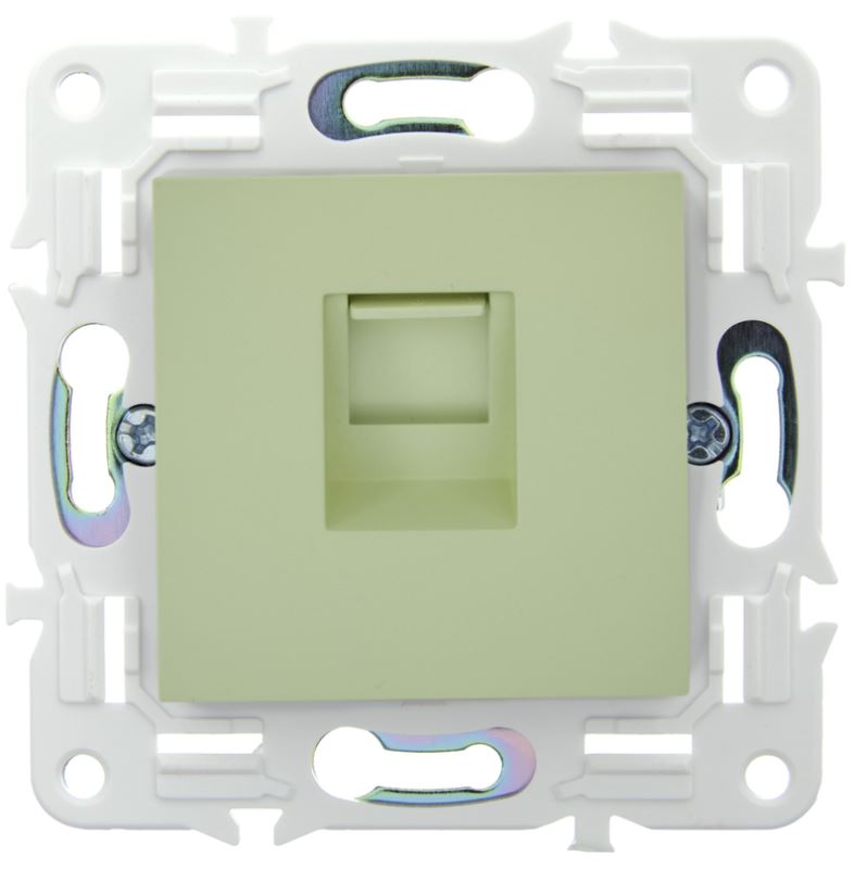

Розетка компьютерная IEK SK-K10-1-K06 SKANDY RJ45 кат.5E SK-K01M мятная, SK-K10-1-K06