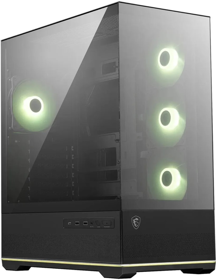 

Корпус ATX MSI MAG Pano 110R PZ 306-7G28R21-JA4 черный, без БП, 2*USB 3.0, USB 3.1, MAG Pano 110R PZ