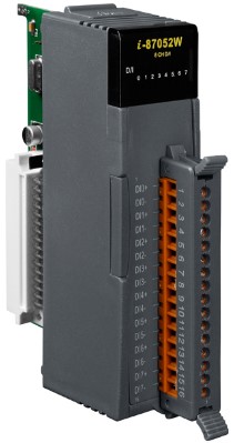 

Модуль ICP DAS I-87052W 8-channel Isolated digital input Gray color, I-87052W