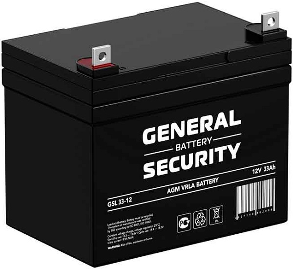 

Аккумулятор General Security GSL33-12, GSL33-12