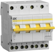 фото Выключатель-разъединитель трехпозиционный  IEK MPR10-4-040