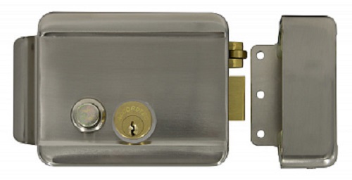 

Замок AccordTec AT-EL101WN электромеханический, накладной, НЗ, универсальный, цилиндр снаружи, цилиндр и кнопка изнутри, блокировка ключом в закрытом, AT-EL101WN