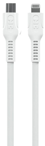 

Кабель More Choice K65ia USB 3.0A PD27W для Lightning 8-pin Type-C ПВХ 2м, K65ia