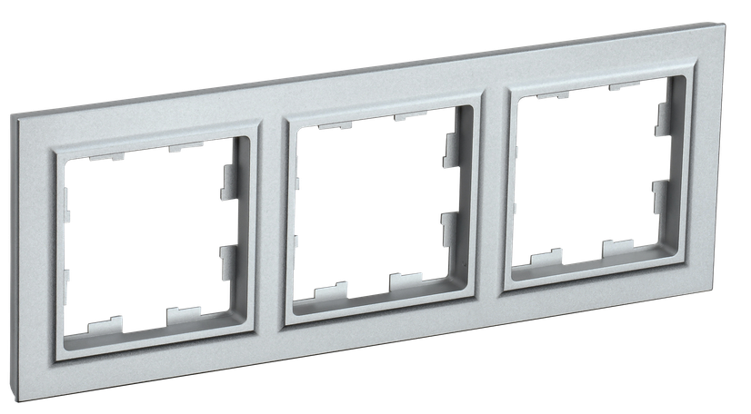 

Рамка тройная IEK BR-M32-12-K47 BRITE РУ-3-Бр Алюминевый/Алюминевый, BR-M32-12-K47