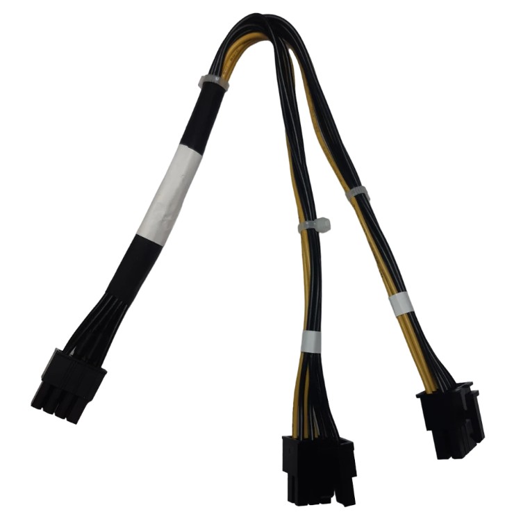 

Кабель Gooxi CN-PDC-Y280-280 3.05.193.0219 for L-Shape MB., Minf-fit 8 pin to Minf-fit 8pin + Minf-fit 6+2pin, 280mm/280mm, CN-PDC-Y280-280