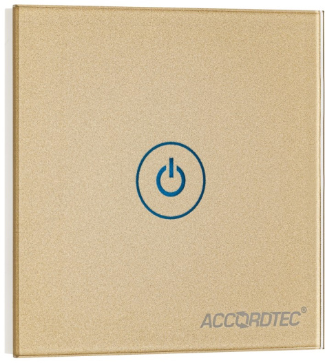 Изображение товара Кнопка AccordTec AT-H02P LED сенсорная врезная с подсветкой