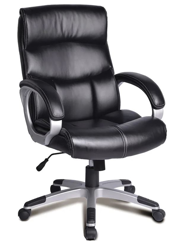 

Кресло Brabix Impulse EX-505 530876 на колесиках, эко.кожа, черный, Impulse EX-505