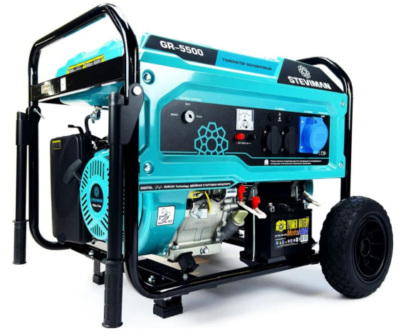 Изображение товара Steviman GR-5500 - бензогенератор 5500 Вт, автономное питание