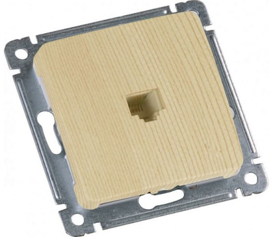 Изображение товара Розетка телефонная HEGEL РСТ-400-02 для домашней и офисной связи