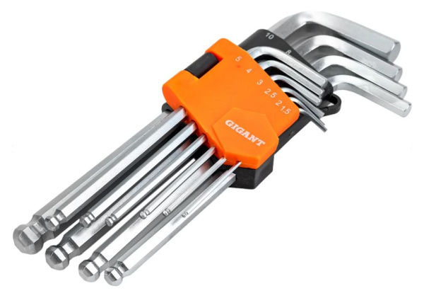 Изображение товара Набор ключей Gigant grf-123 10 шт прочных инструментов