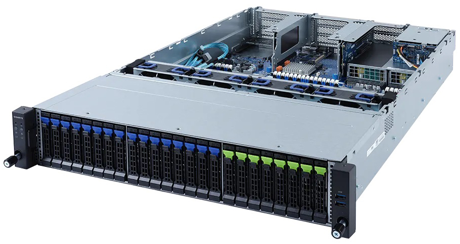

Серверная платформа 2U GIGABYTE R282-N81 2*LGA4189, C621A, 32*DDR4(3200), 16*2.5" SAS/SATA, 8*2.5" SAS/SATA/NVMe, 5*PCIE, 2*Glan, Mlan, 4*USB 3.0, VGA, R282-N81