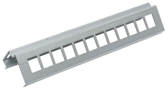 Изображение товара Патч-панель EKF nv-pp12 12-портовая для Ethernet Cat 6 монтаж в rack