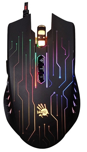

Мышь A4Tech Bloody Q82 черная/рисунок, 3200dpi, USB, 8 кнопок, Bloody Q82