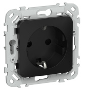 фото Розетка с заземлением  IEK FI-R14-16-1-K02