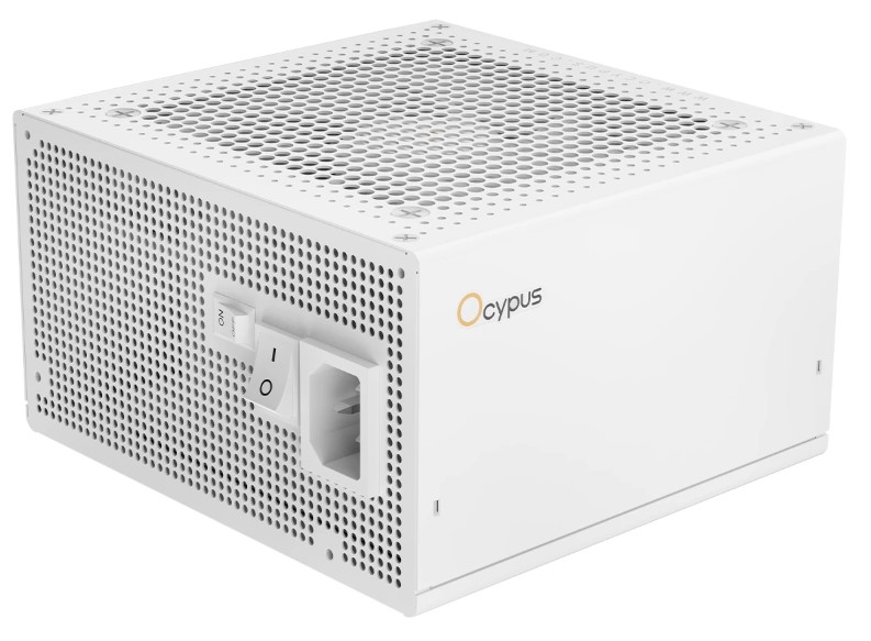 

Блок питания ATX Ocypus Iota P850 WH 850W, 80+ Gold, 12VHPWR, full modular, Iota P850 WH
