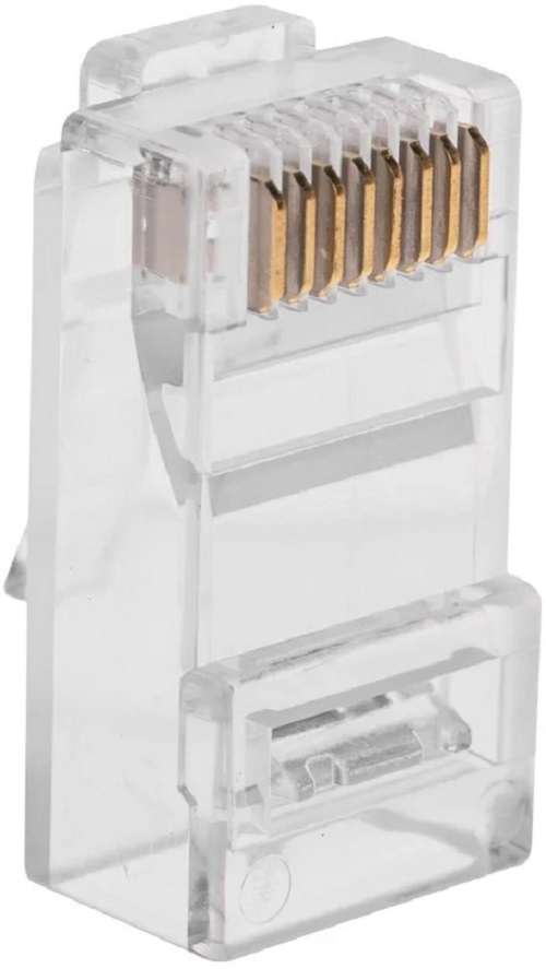 

Разъем Rexant 05-1031 джек RJ-45 8P8C CAT 6 (со вставкой) (50шт), 05-1031