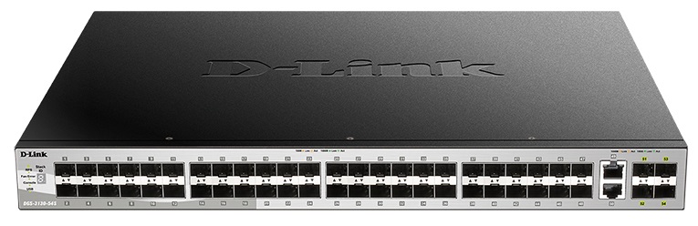 

Коммутатор D-link DGS-3130-54S/A1A 48x1000Base-X SFP, 2x10GBase-T,4x10GBase-X SFP, L3, DGS-3130-54S/A1A